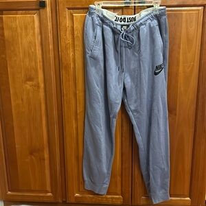 Nike Womens BV4095-482 Sportswear Essential Fleece Indigo Jogger Pants Size XL